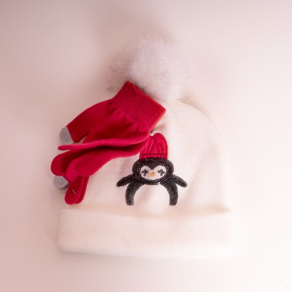 ✨✨ 3 for $25 Girl's Winter Hat and Glove Set - Picture 1 of 2